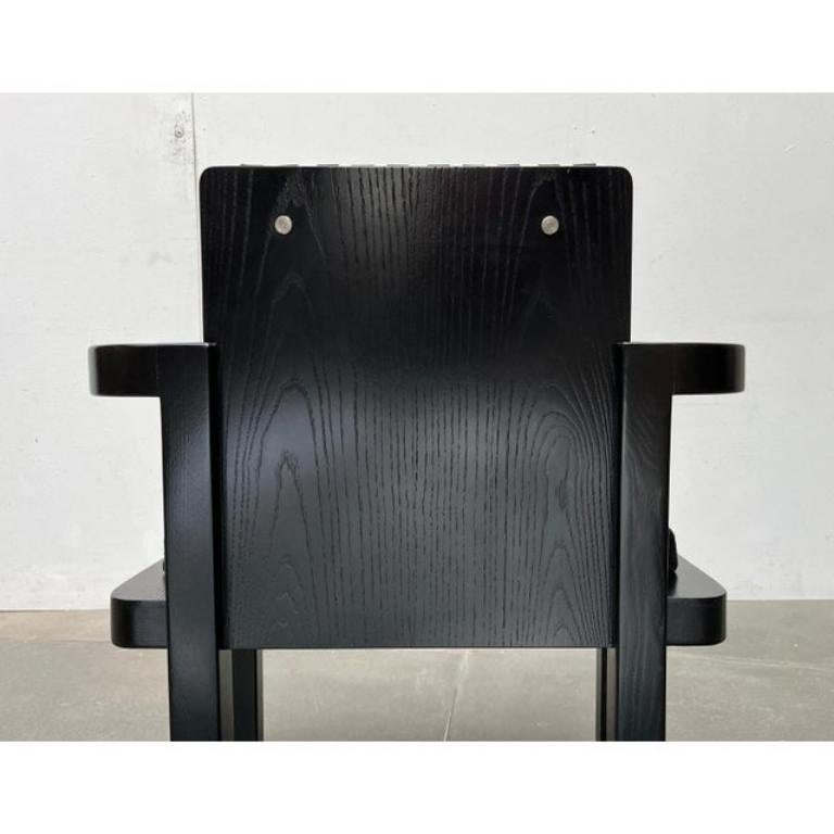 Ensemble de 2 fauteuils allemands modèle D51 Fagus avec coussin à motif Bauhaus, années 1920 en vente 5