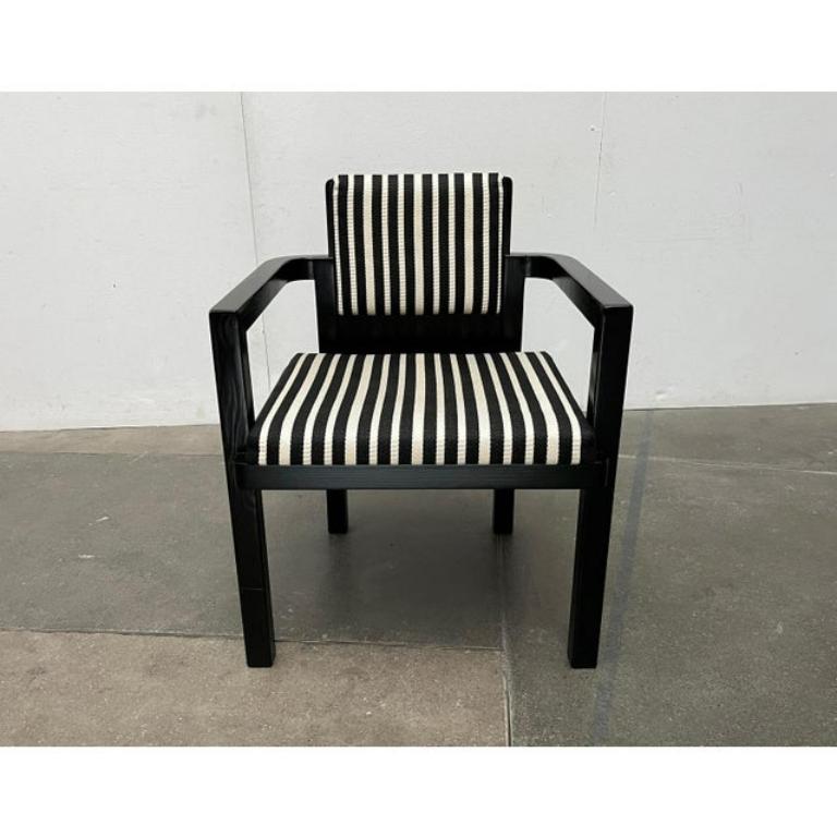 Bois Ensemble de 2 fauteuils allemands modèle D51 Fagus avec coussin à motif Bauhaus, années 1920 en vente