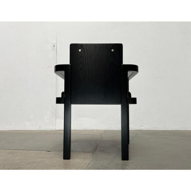 Set of 2 German Model D51 Fagus Armchair with Bauhaus Pattern Cushion,  1920s For Sale at 1stDibs