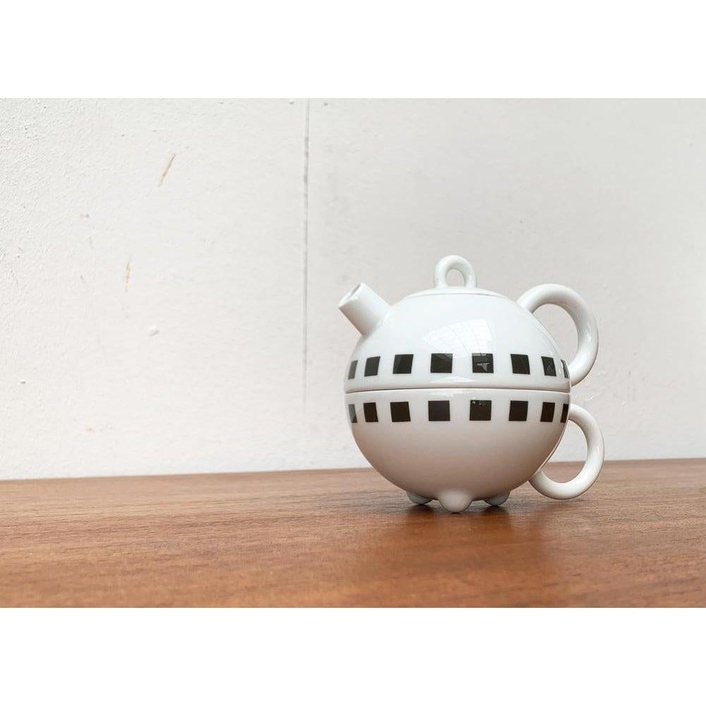 Tedesco Set di 2 teiere o caffettiere tedesche postmoderne della serie Fantasia con tazza, anni '80 in vendita