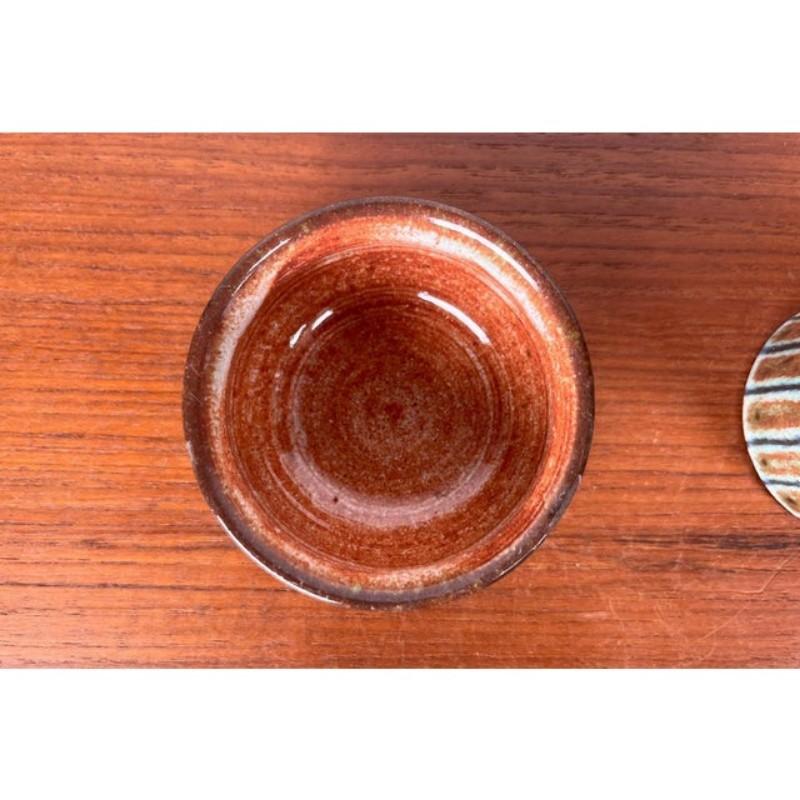 Juego de 2 jarras y cuencos pequeños de Studio Pottery alemán de Monika Maetzel en venta 6