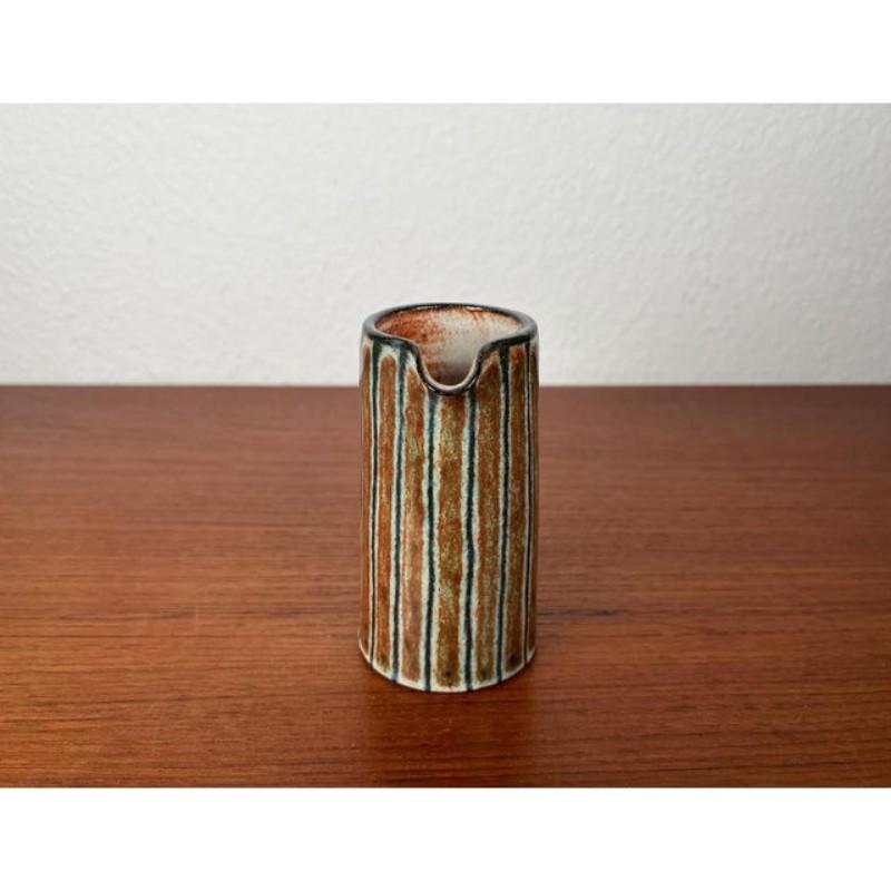 Juego de 2 jarras y cuencos pequeños de Studio Pottery alemán de Monika Maetzel Alemán en venta