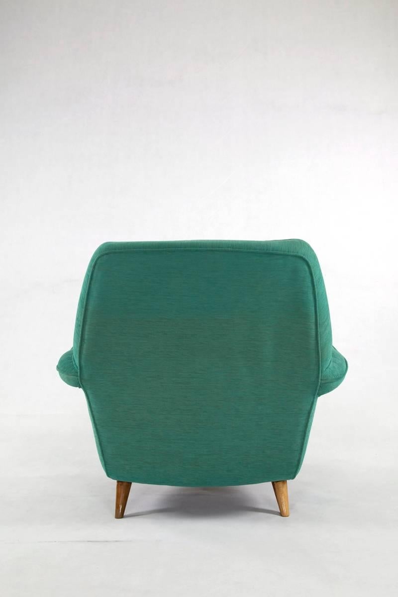 Satz von 2 Gianfranco Frattini-Stühlen Modell 830, 1950er Jahre, Cassina, Italien im Zustand „Gut“ im Angebot in Wolfurt, AT