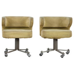 Set of 2 Gianni Moscatelli "Poney" Swivel Chairs, Formanova, 1960s