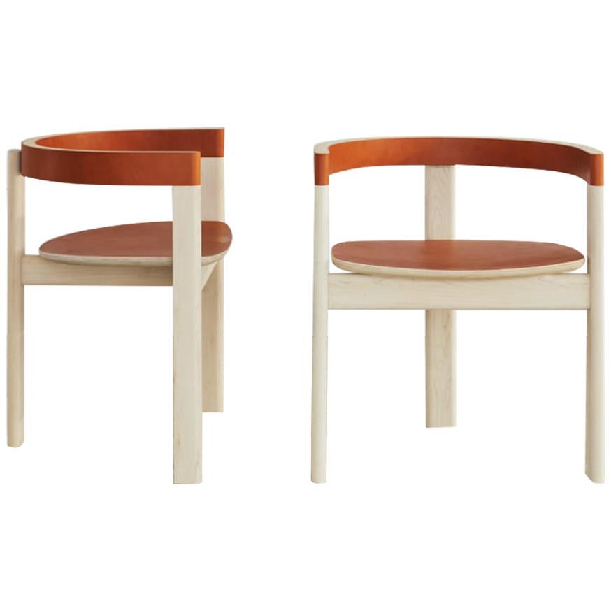 Set of 2 Gibbous Chairs by Jude Di Leo For Sale