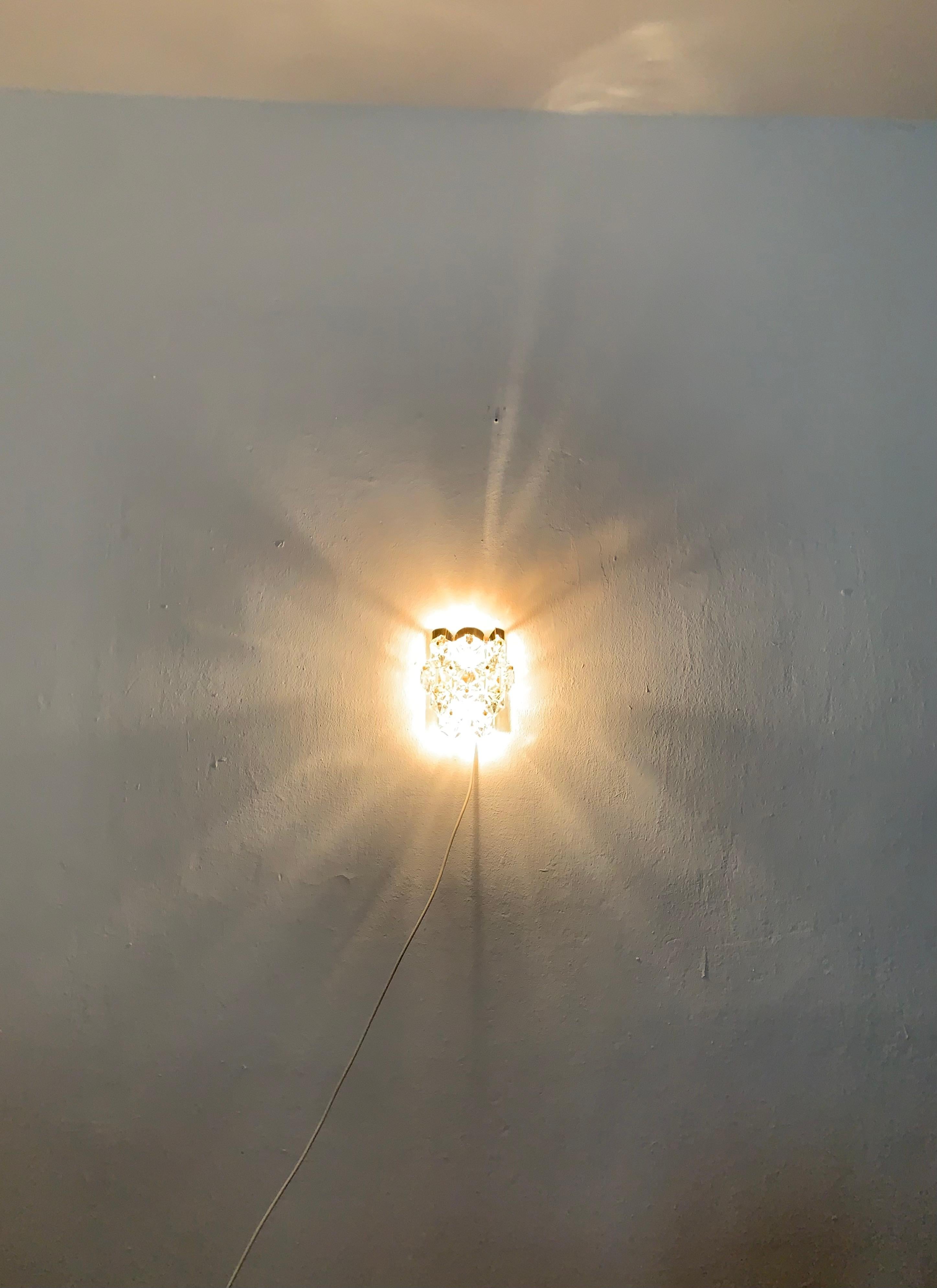 Set of 2 Gilded Wall Lamps from Kinkeldey For Sale 4