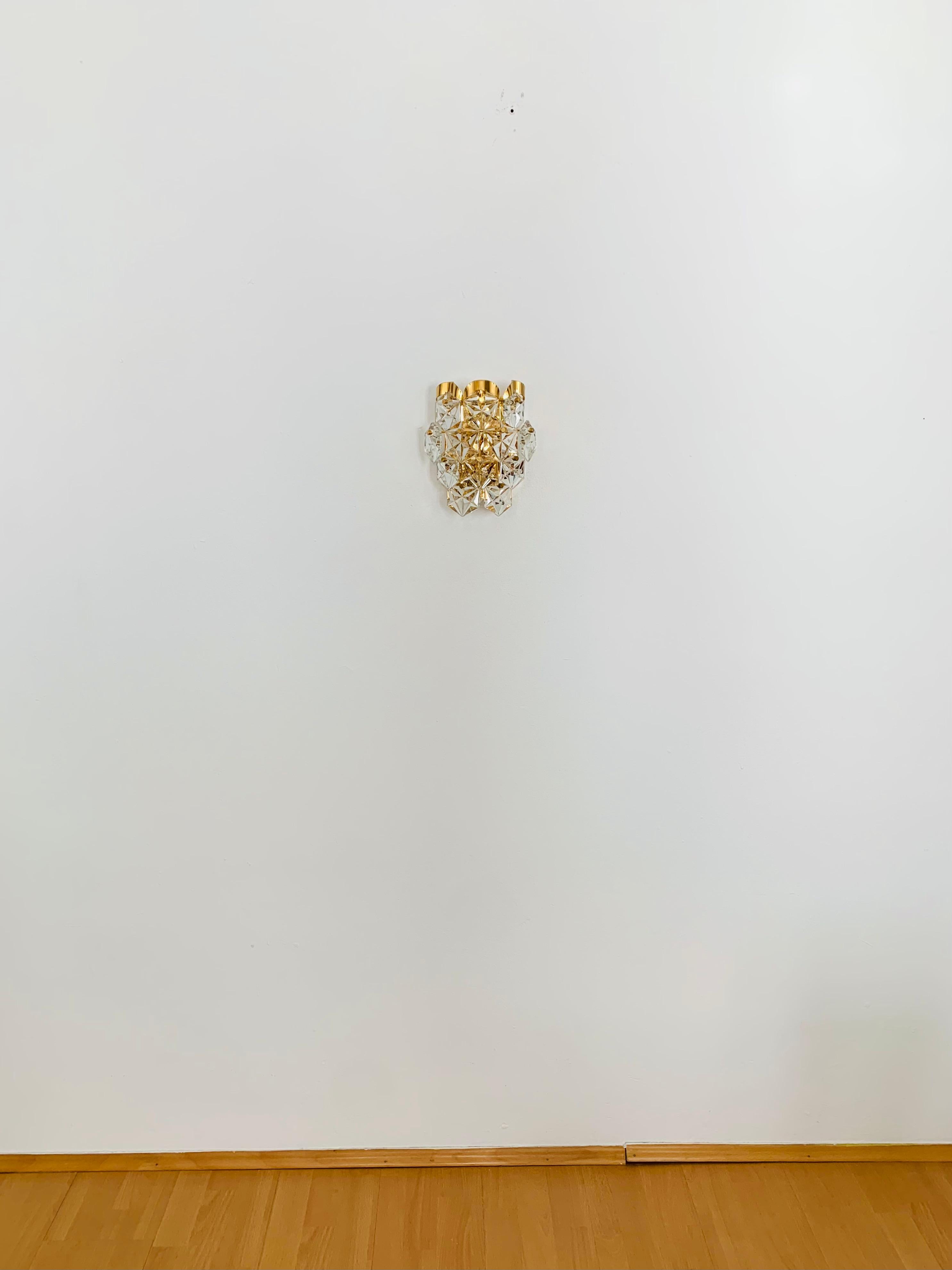 Set of 2 Gilded Wall Lamps from Kinkeldey In Good Condition For Sale In München, DE