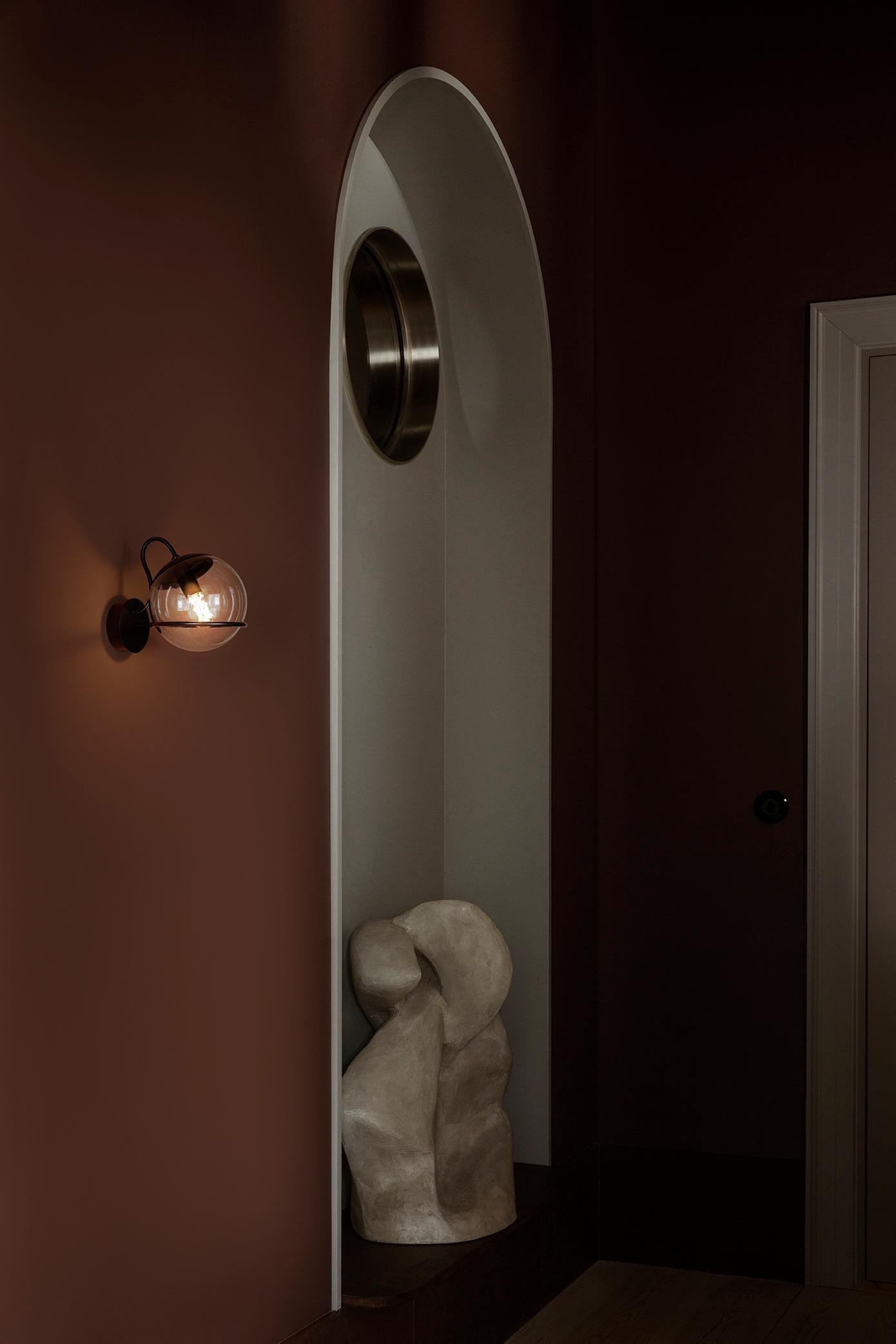 Set aus 2 Gino Sarfatti-Lampen, Modell 237/1, mit Champagnerhalterung von Astep im Angebot 3