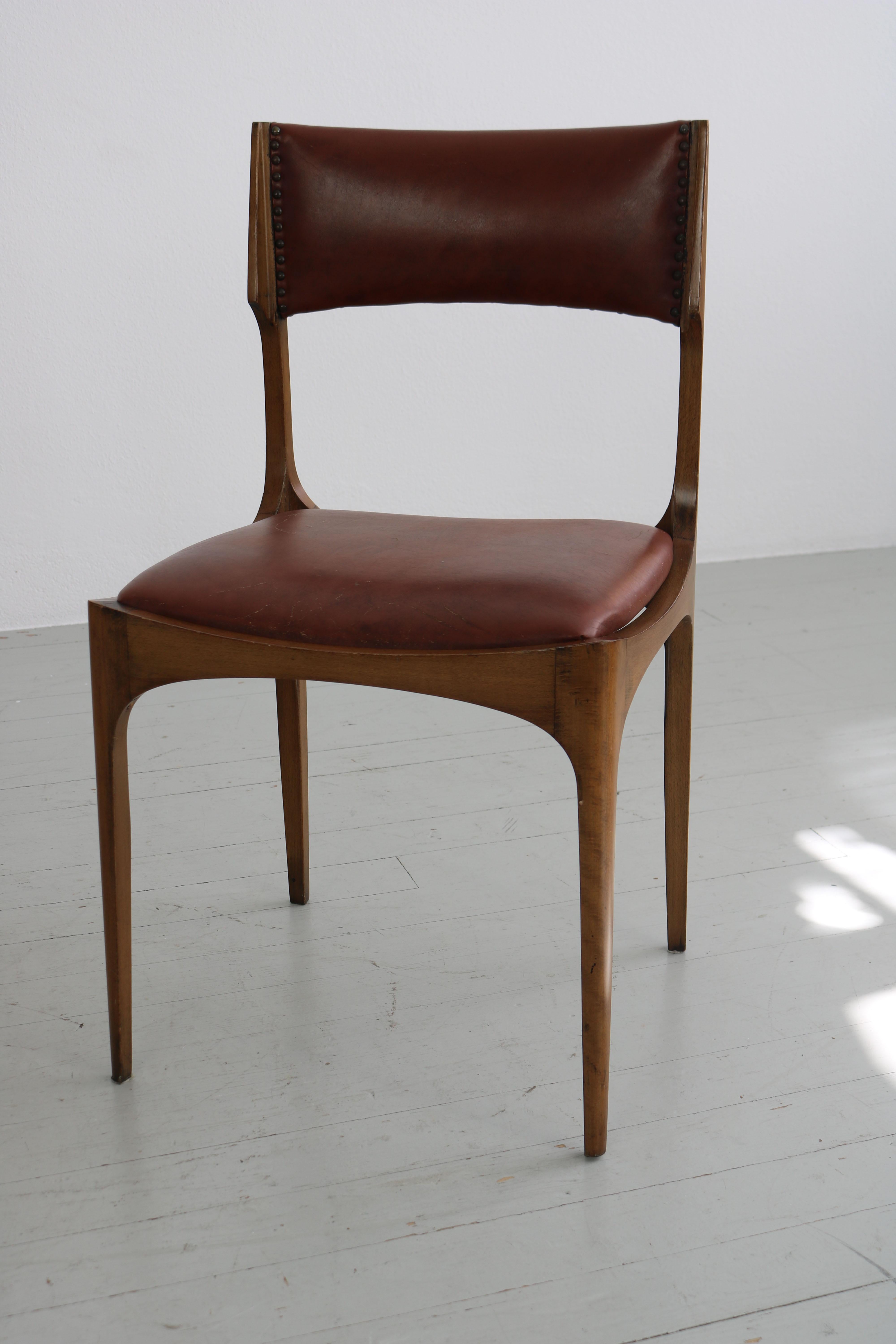Set of 2 Giuseppe Gibelli Elisabetta Chairs, Sormani, Italy, 1963 For Sale 5
