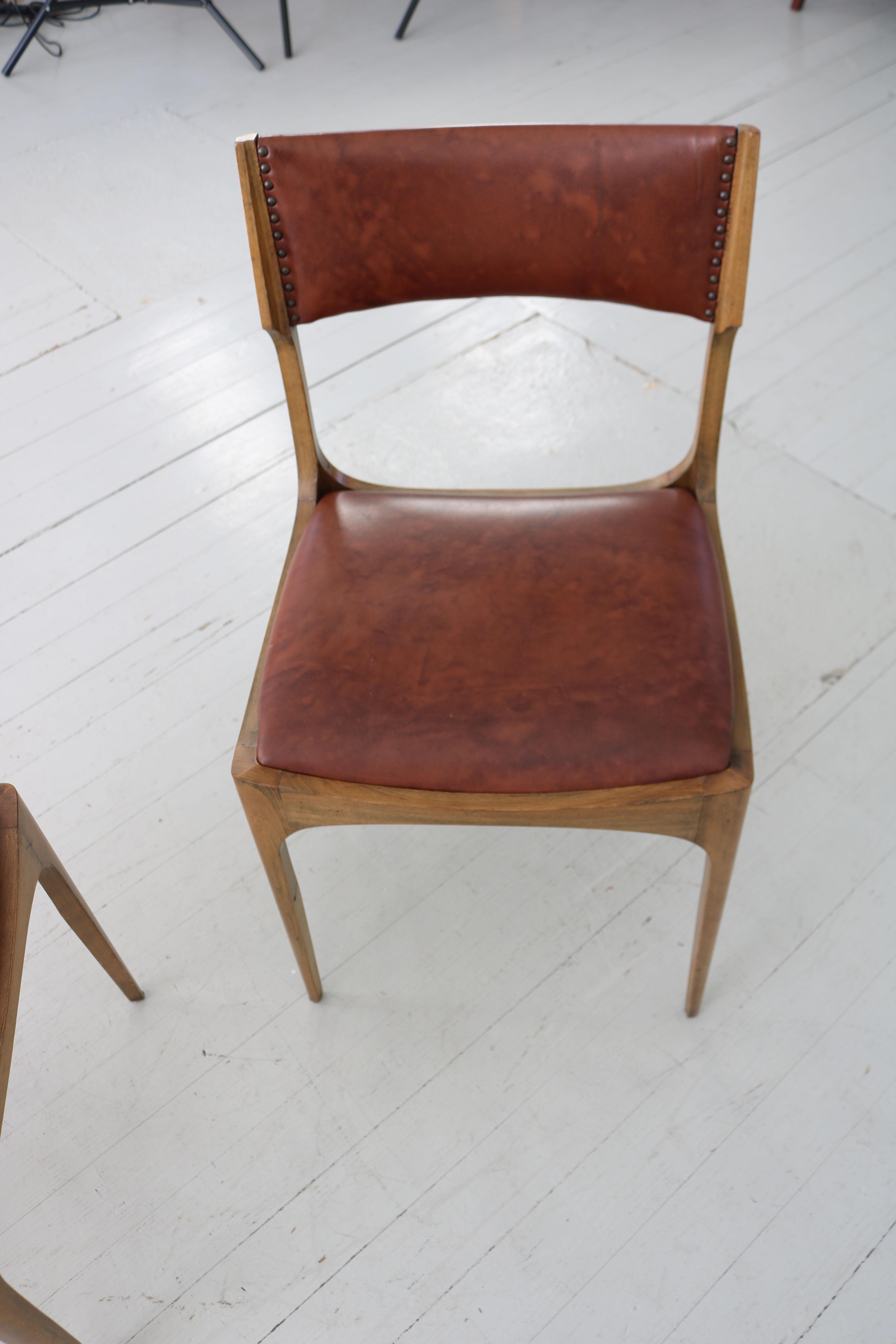 Set of 2 Giuseppe Gibelli Elisabetta Chairs, Sormani, Italy, 1963 For Sale 12
