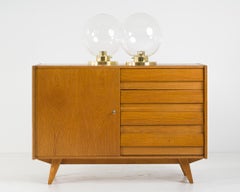 Set of 2 glass sconces from Kamenický Šenov, 50's