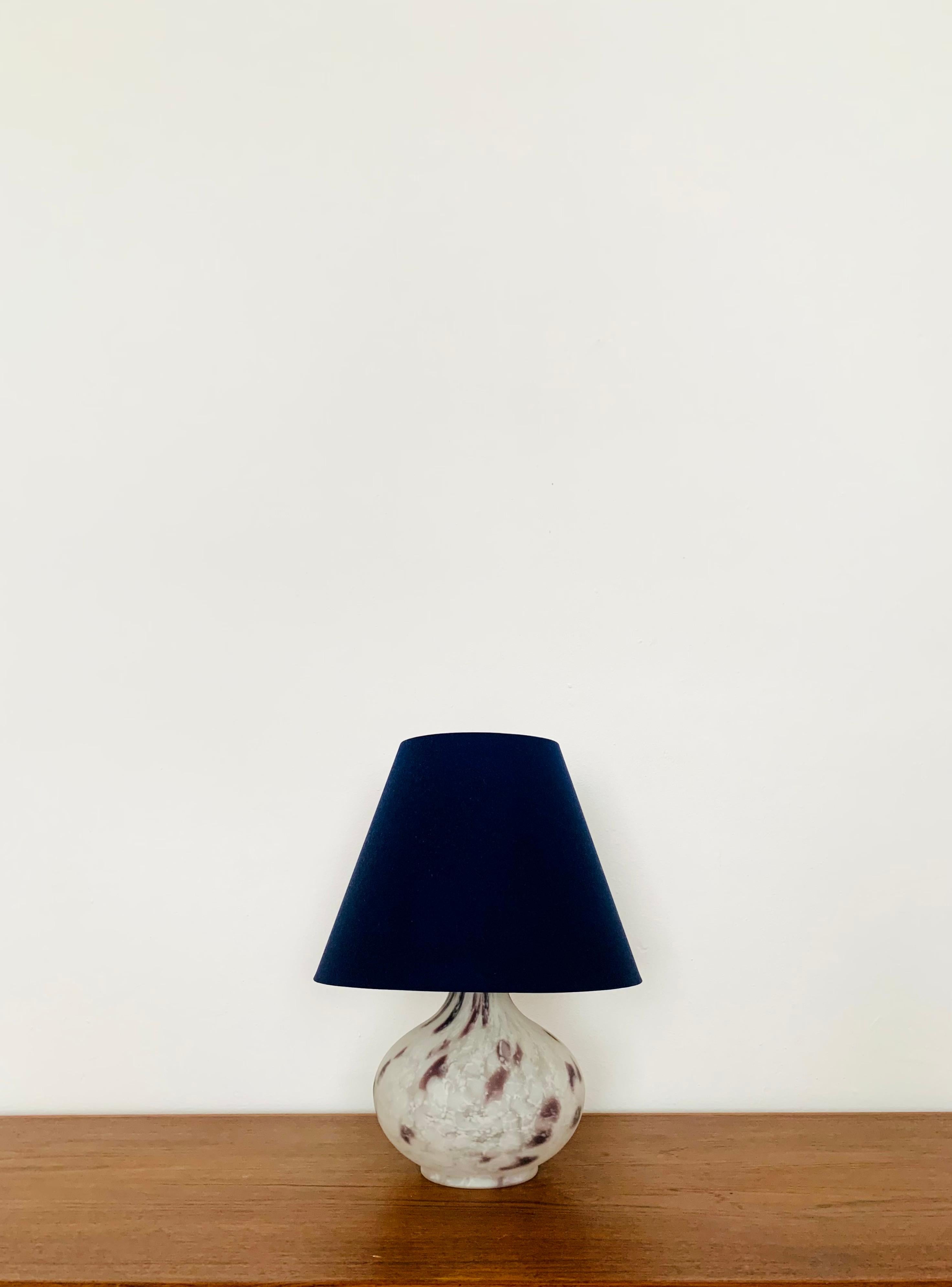 Mid-20th Century Set of 2 Glass Table Lamps by Peill and Putzler For Sale