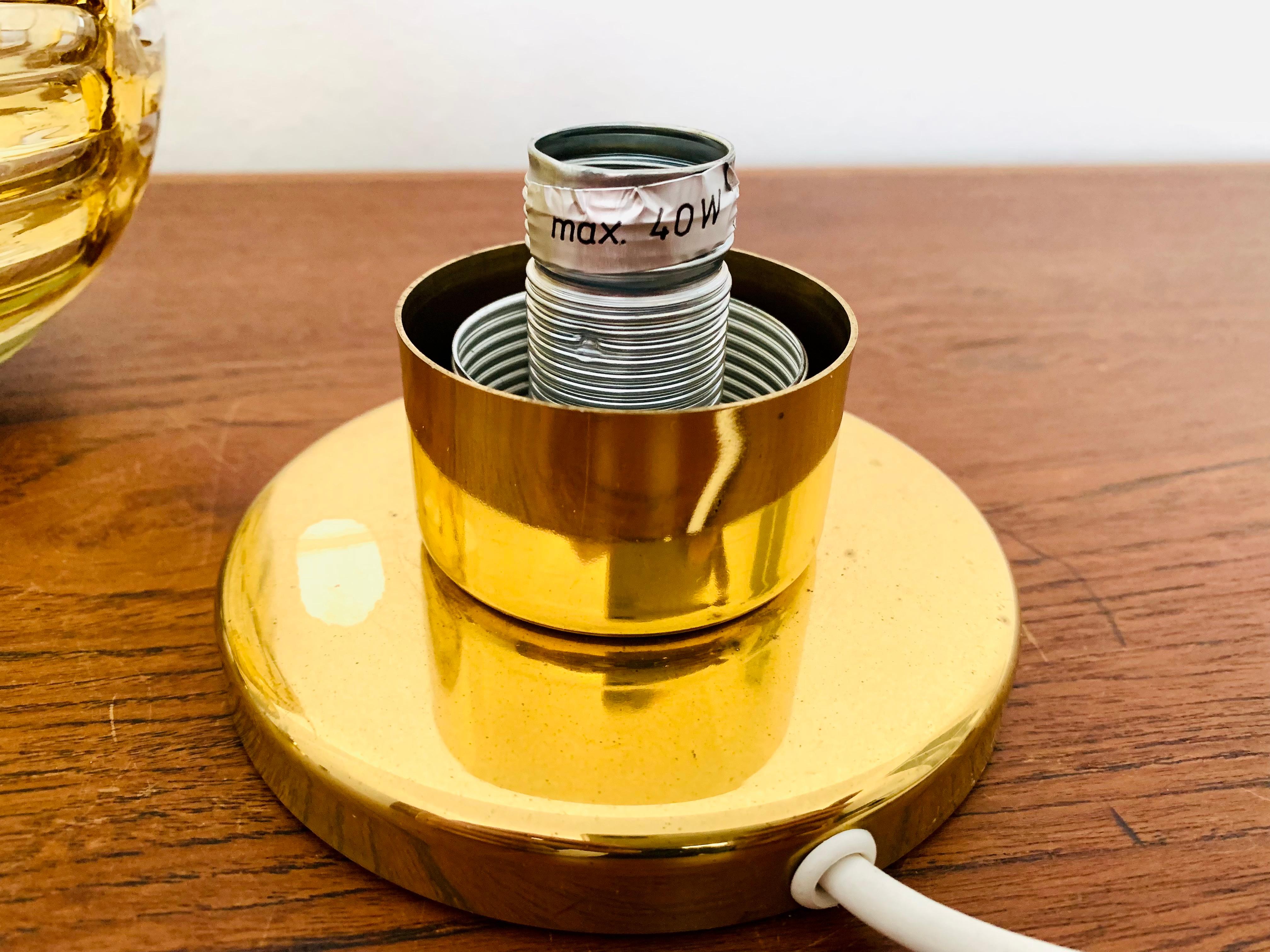 Set of 2 Glass Table Lamps from Doria en venta 5