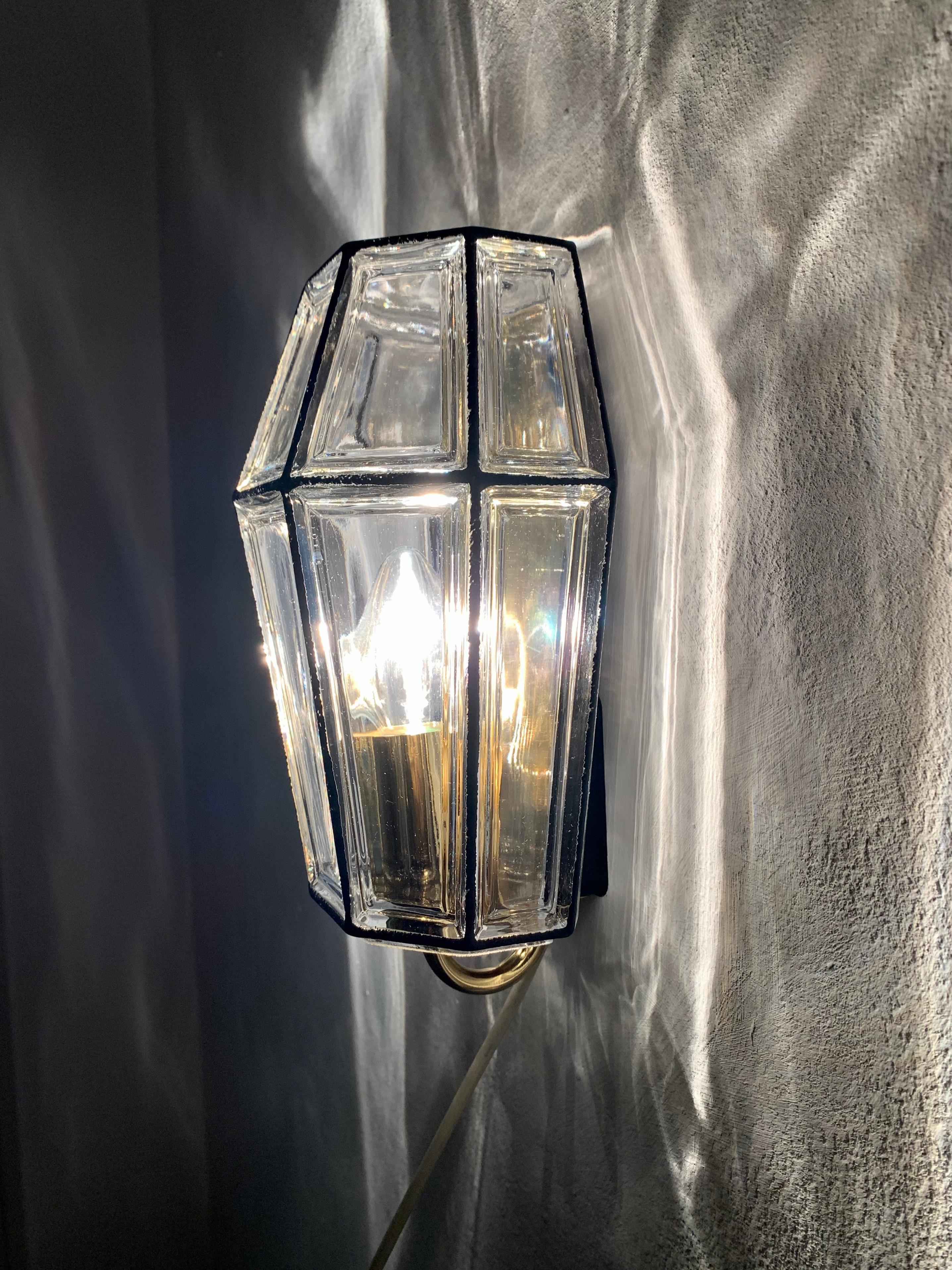 2er-Set Wandleuchten aus Glas von Glashütte Limburg im Angebot 6