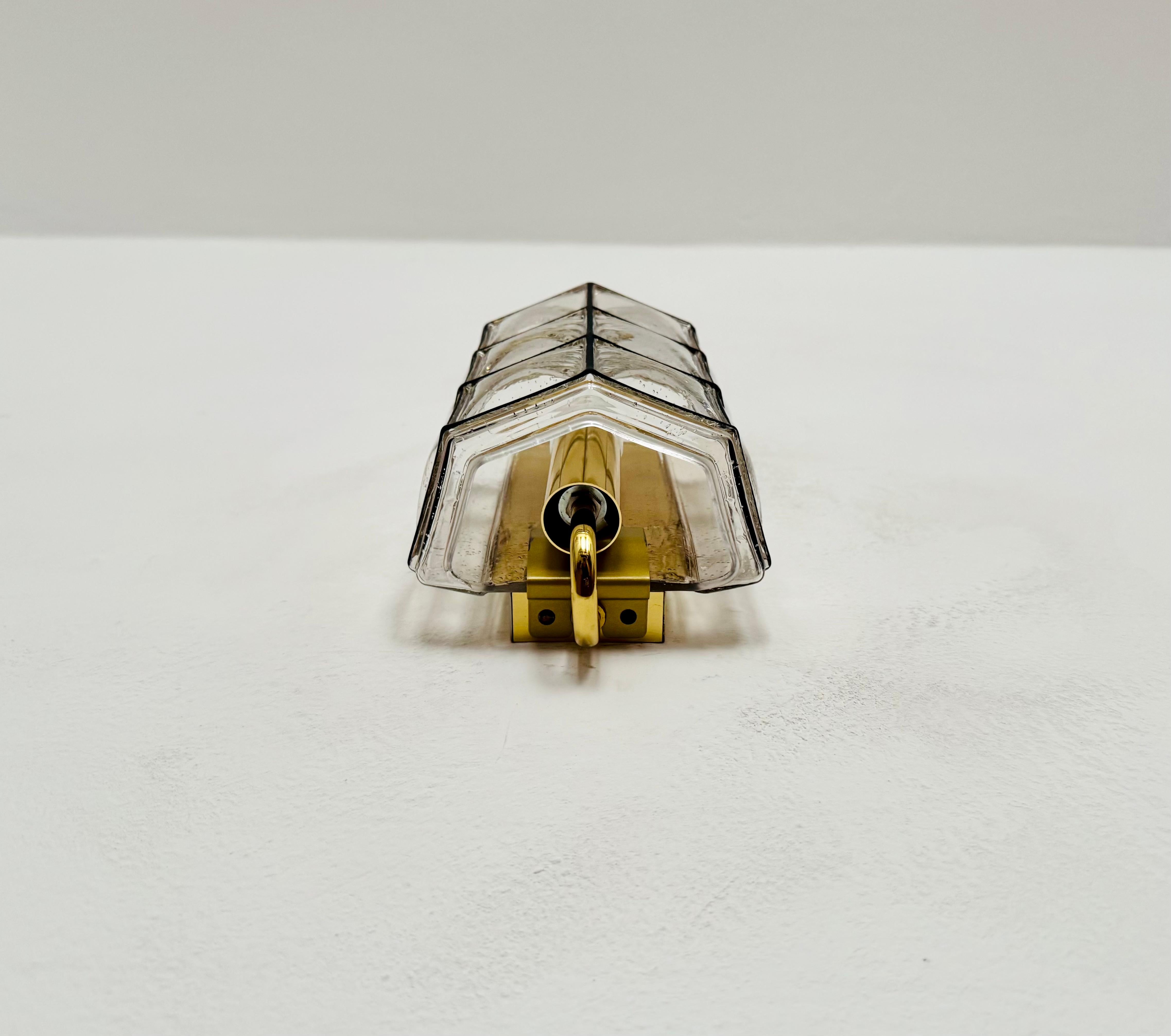 Juego de 2 apliques de cristal de Glashütte Limburg Alemán en venta