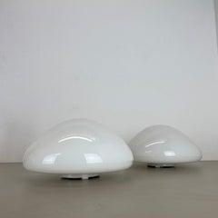 Set of 2 Glass Wall Lights "Wv339" by Wilhelm Wagenfeld Lindner Germany, 1960