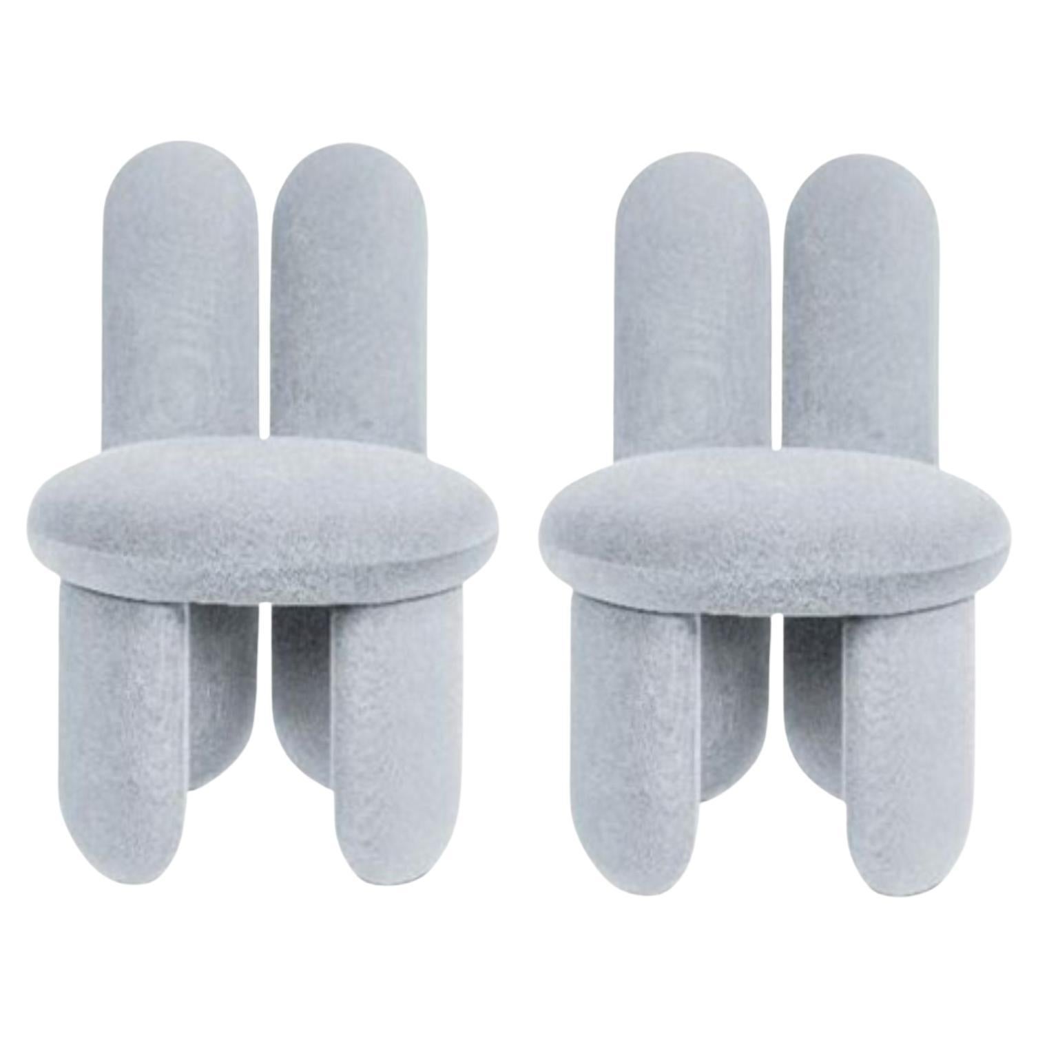 Set of 2 Glazy Chairs, Gentle 113 by Royal Stranger For Sale