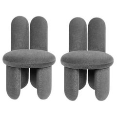 Lot de 2 chaises « Glazy », modèle « Gentle 133 » de Royal Stranger