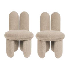 Set of 2 Glazy Chairs, Gentle 223 by Royal Stranger