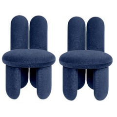 Set of 2 Glazy Chairs, Gentle 673 by Royal Stranger