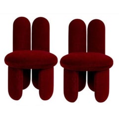 Set of 2 Glazy Chairs, Gentle 683 by Royal Stranger