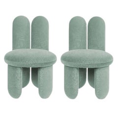 Set aus 2 glasierten Stühlen, Gentle 933 von Royal Stranger