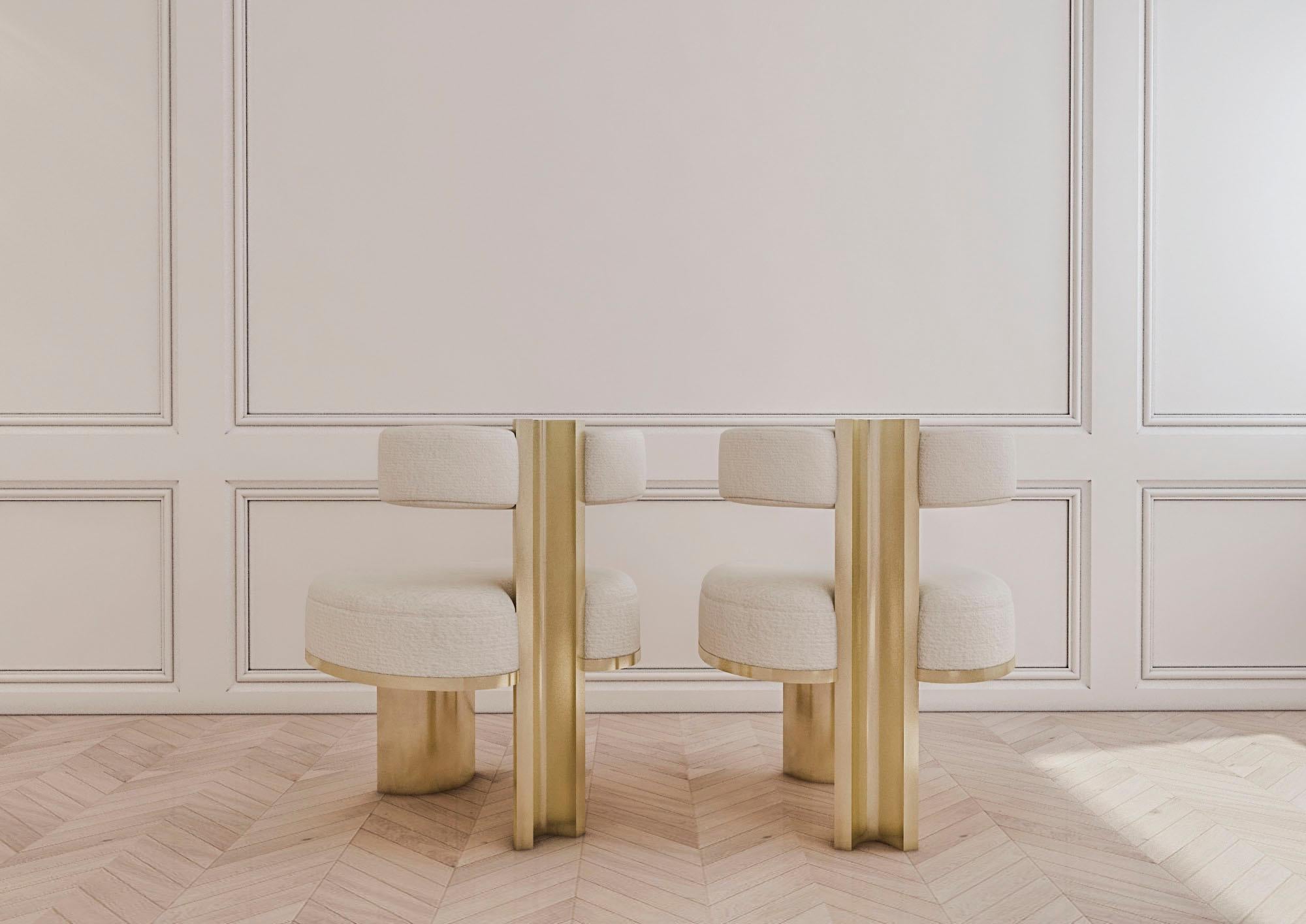 Set of 2 Gold Yoda Chairs by Melis Tatlicibasi 3