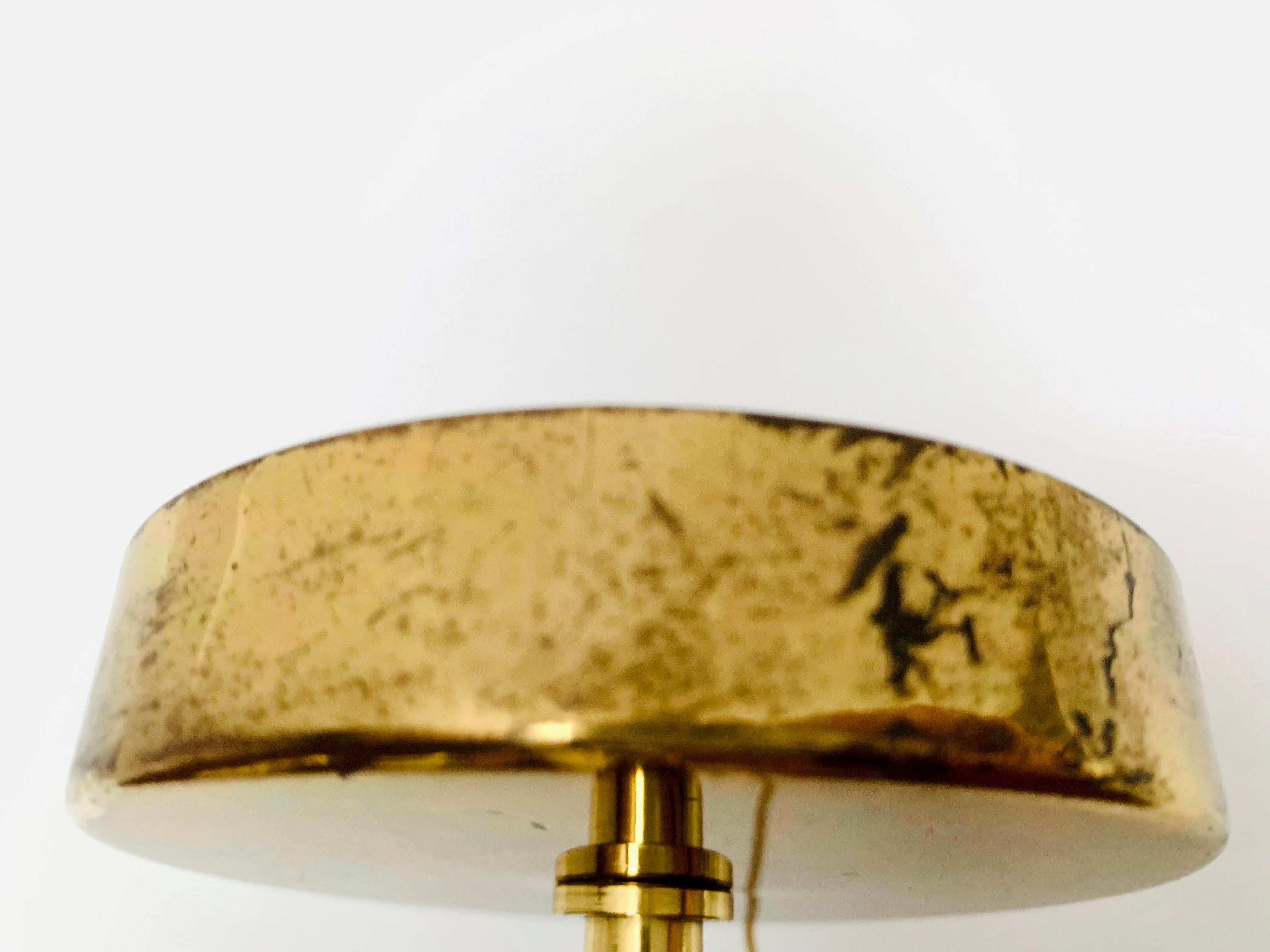 Set of 2 Golden 1970s Wall Lamps by Motoko Ishii for Staff For Sale 9
