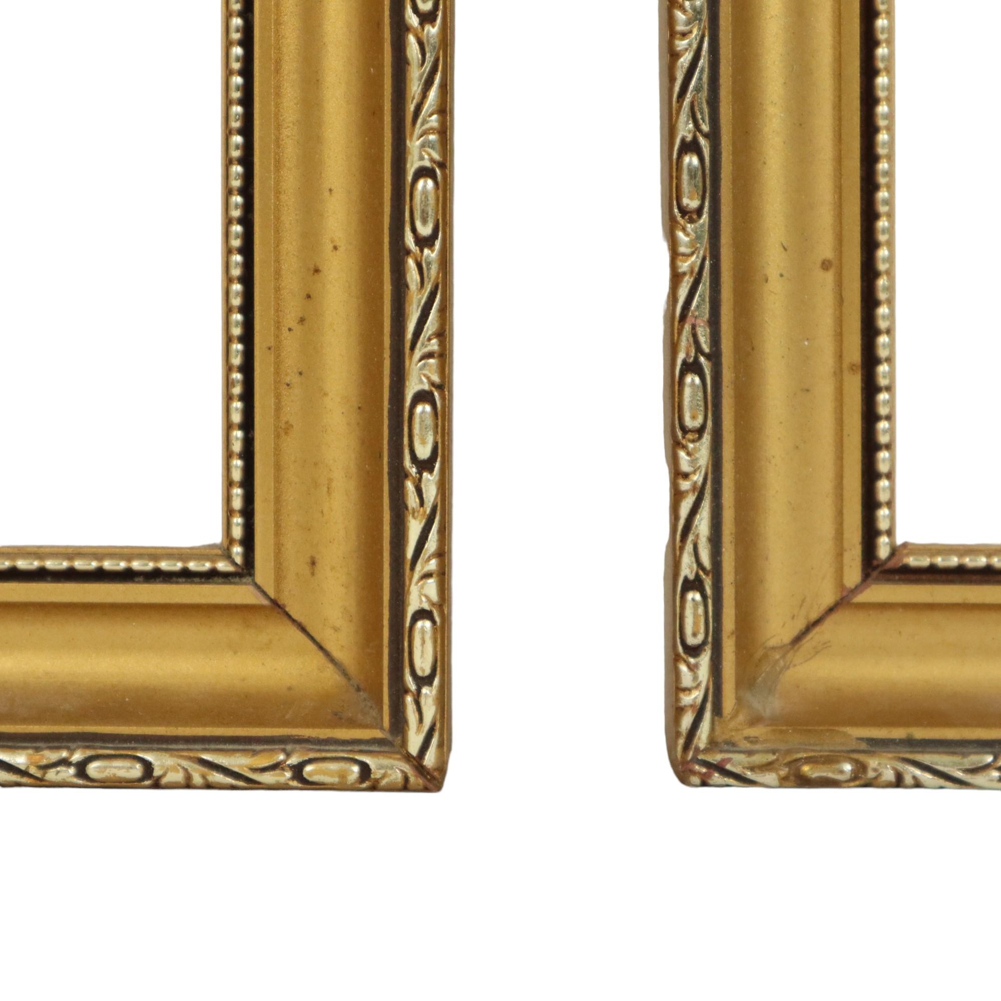 2er-Set Goldener Barockrahmen Wood Classic Malerei 36x28cm im Angebot 2