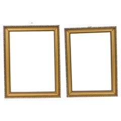 Vintage Set of 2 Golden Baroque Frames Wood Classic Painting 36x28cm