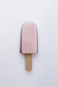 set of 2 golden ceramic popsicles - Rose and yellow gold