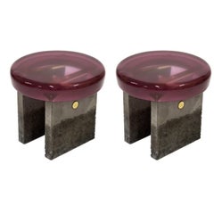 Set of 2 Golia Stools by Draga & Aurel