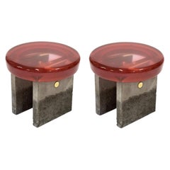 Set of 2 Golia Stools by Draga & Aurel