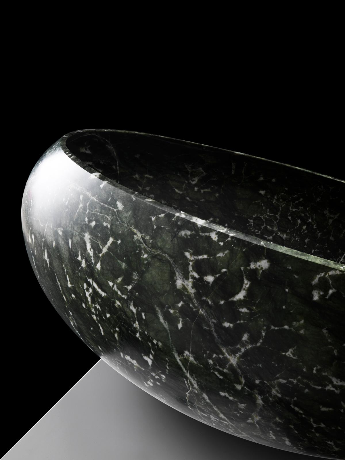 Post-Modern Set Of 2 Gong Countertop Large Basins by Kreoo For Sale