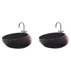 Set Of 2 Gong Countertop Large Basins by Kreoo