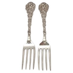 Set of 2 Gorham Versailles Sterling Silver Forks w/Mono #18252