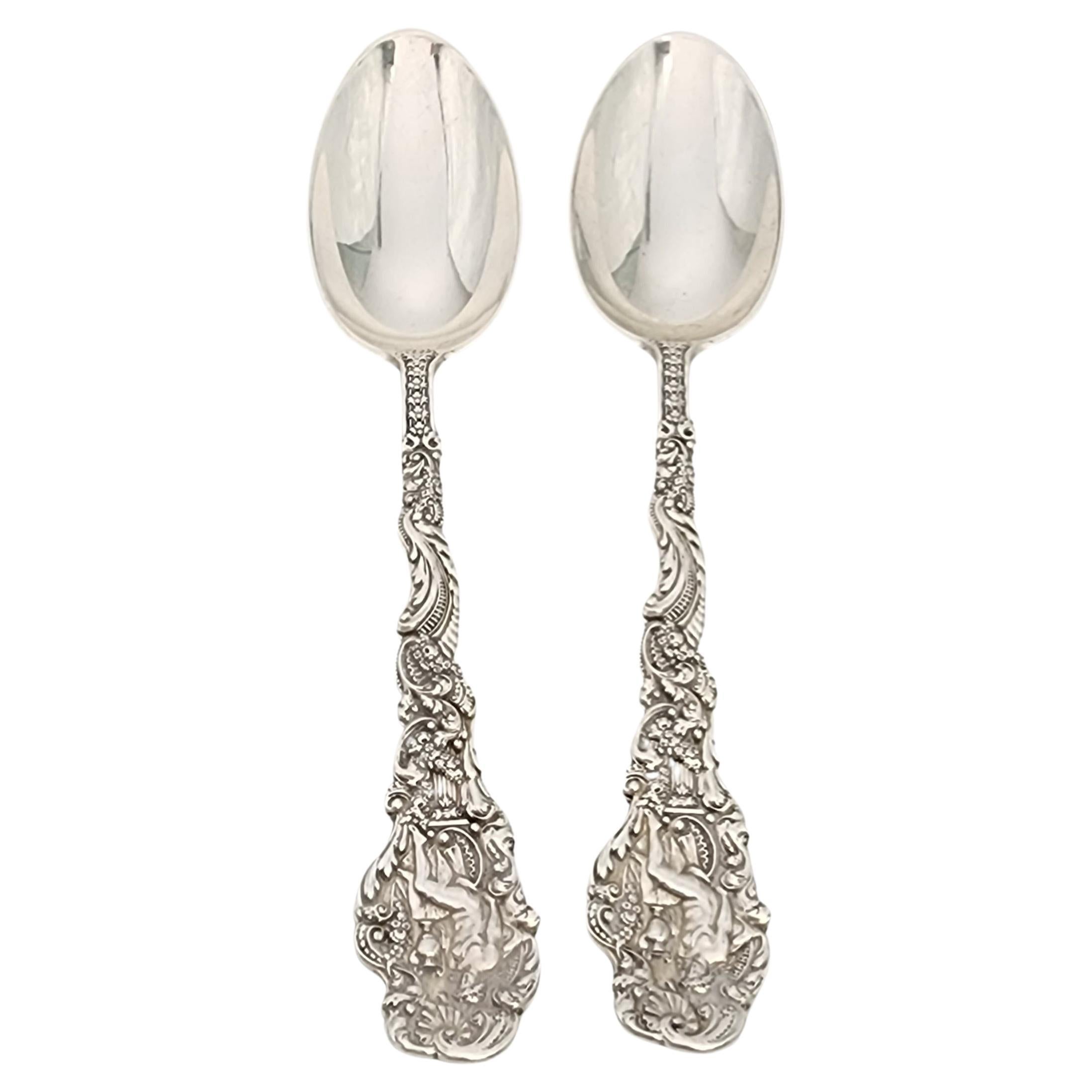 Set of 2 Gorham Versailles Sterling Silver Large Dessert Soup Spoon 7.5" #17029