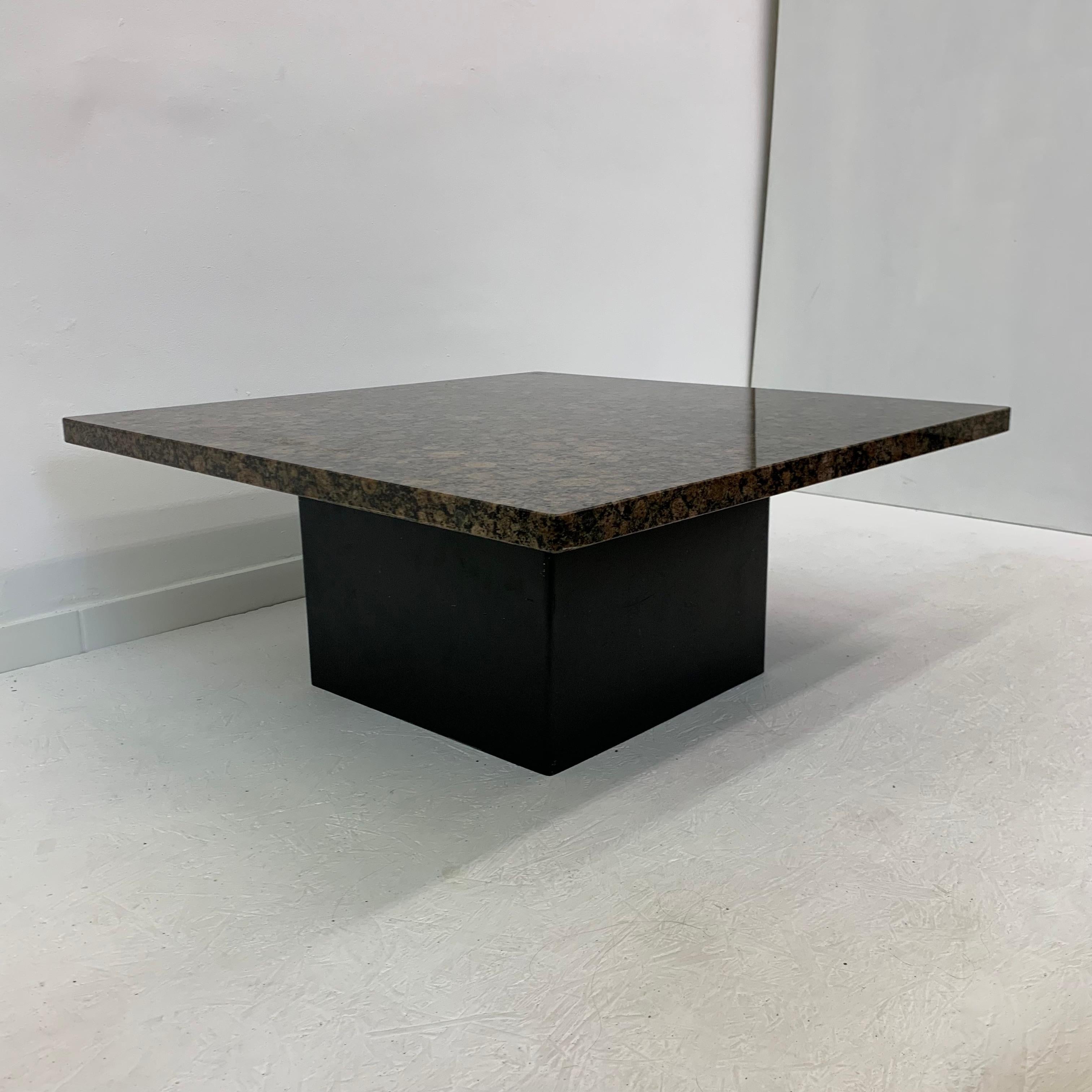 Set of 2 Granite Coffee / Side Tables, 1980’s For Sale 5