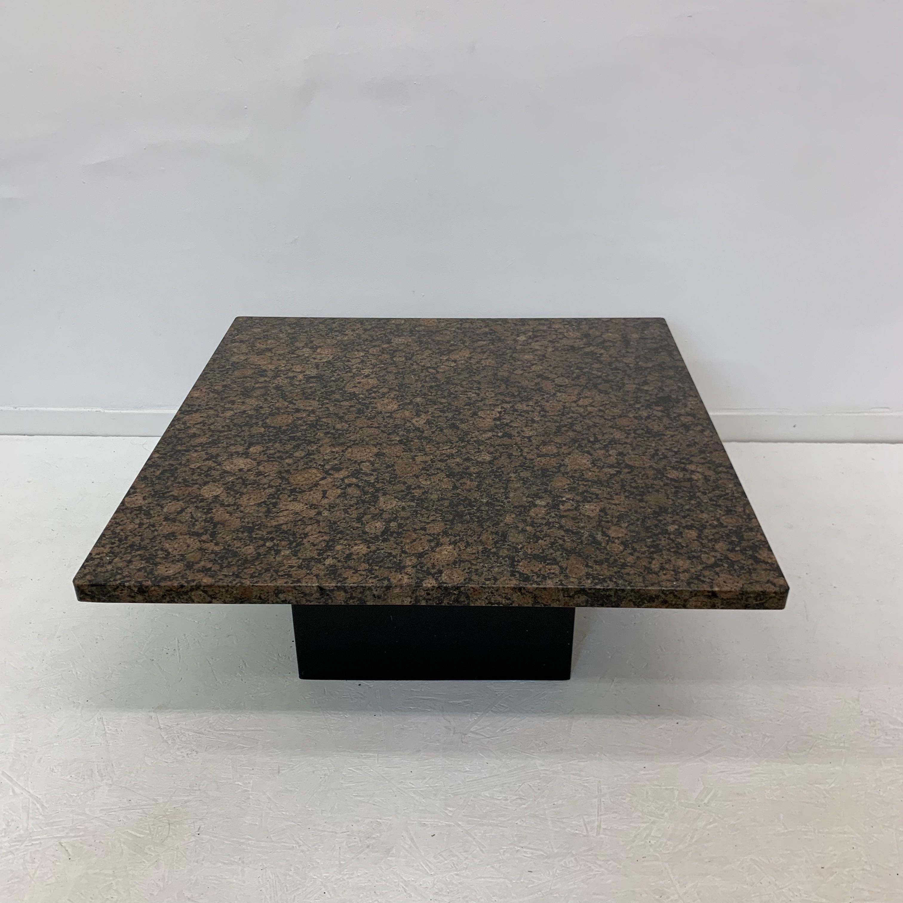 Late 20th Century Set of 2 Granite Coffee / Side Tables, 1980’s For Sale