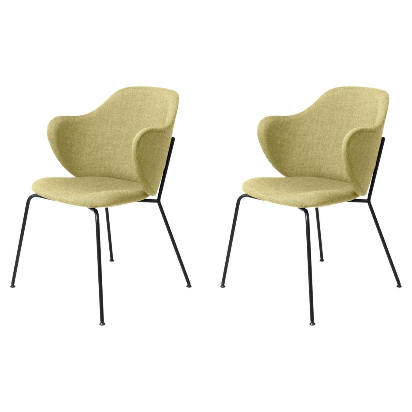 Set of 2 Green Remix Lassen Chairs by Lassen