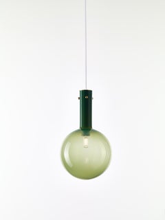 Set of 2 Green Sphaerae Pendant Lights by Dechem Studio