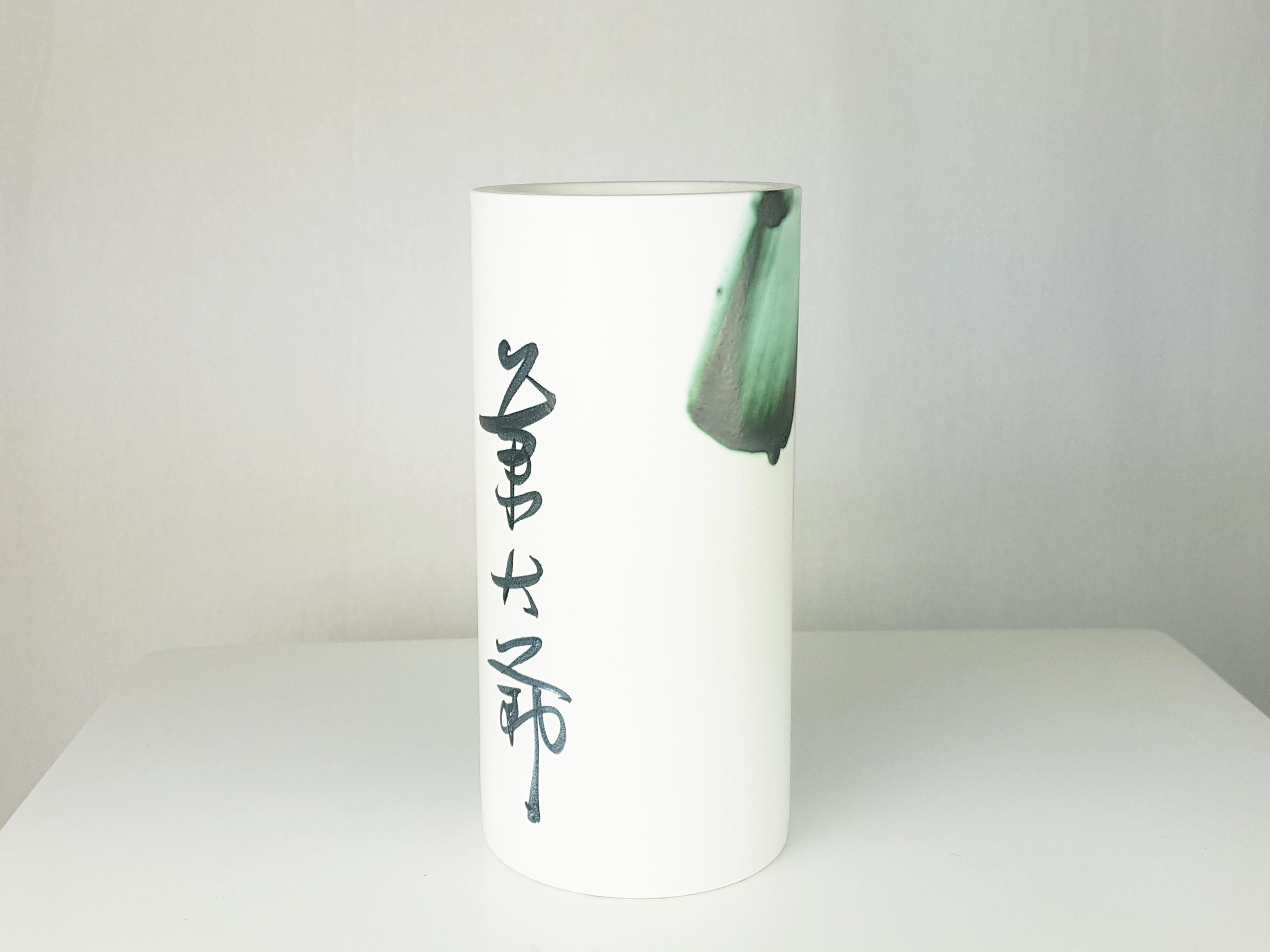 Peint à la main Ensemble de 2 vases et bols en céramique Gres de Hiao Chin pour l'Atelier Franco Pozzi, 1970 en vente