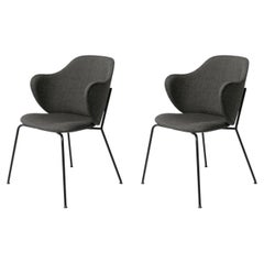 Set of 2 Grey Remix Lassen Chairs by Lassen
