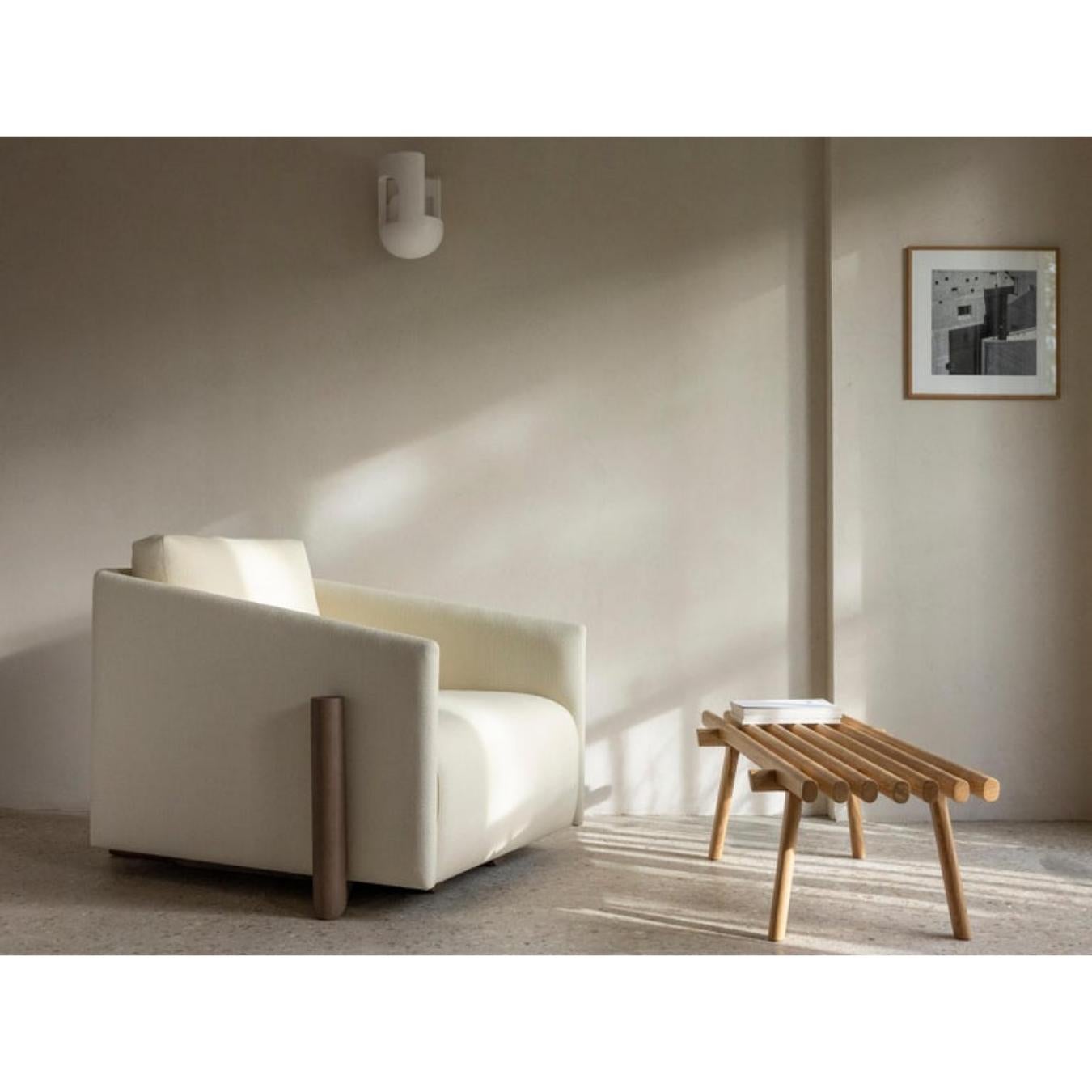 Set of 2 Grey Timber Armchair by Kann Design In New Condition For Sale In Geneve, CH