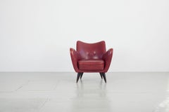 Set of 2 Guglielmo Veronesi "Perla" Chairs, ISA Bergamo 1950s Italy14