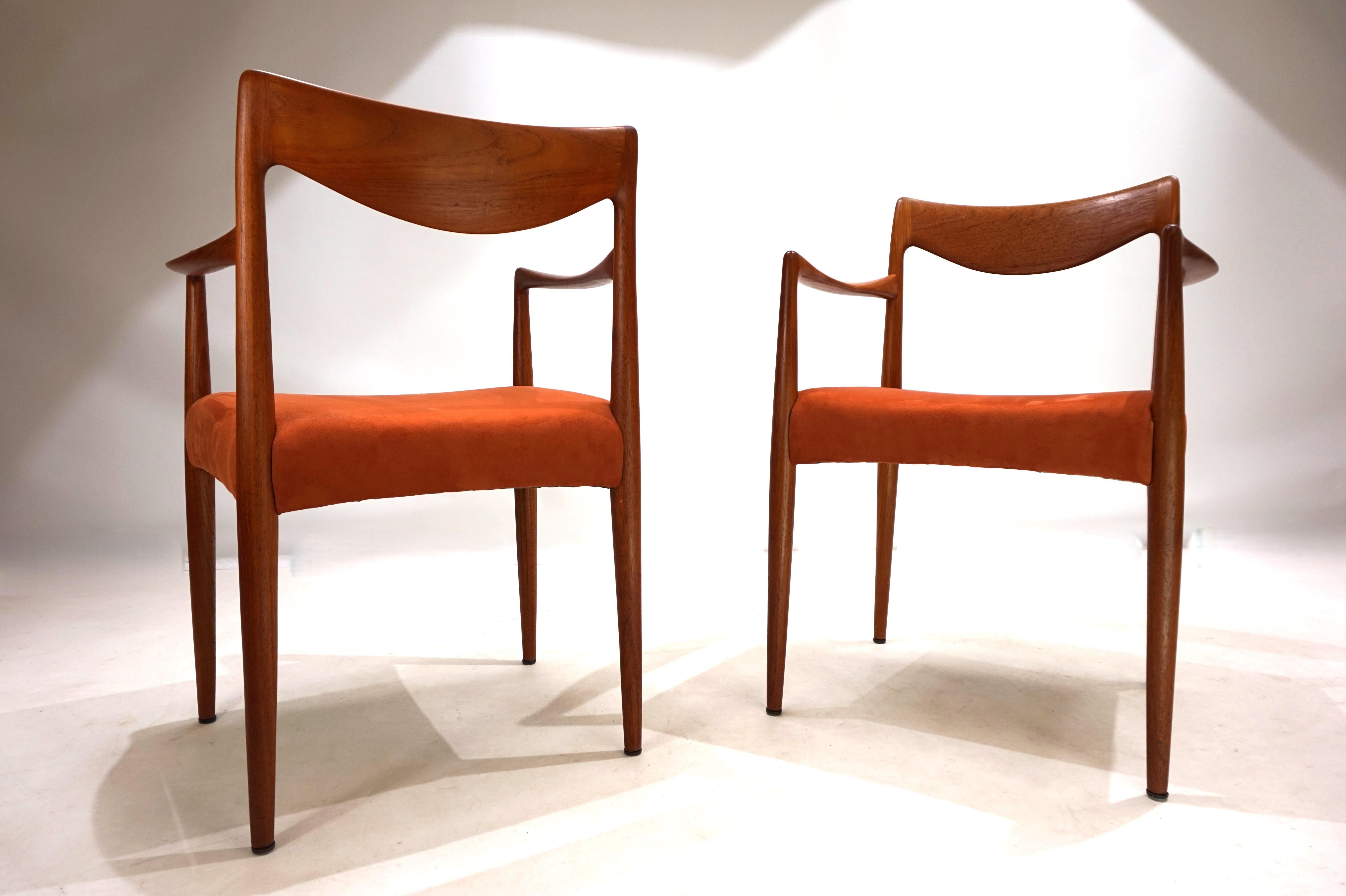 Set di 2 sedie in teak Gustav Bahus Bambi di Rolf Rastad & Adolf Relling, 1960 in vendita 10