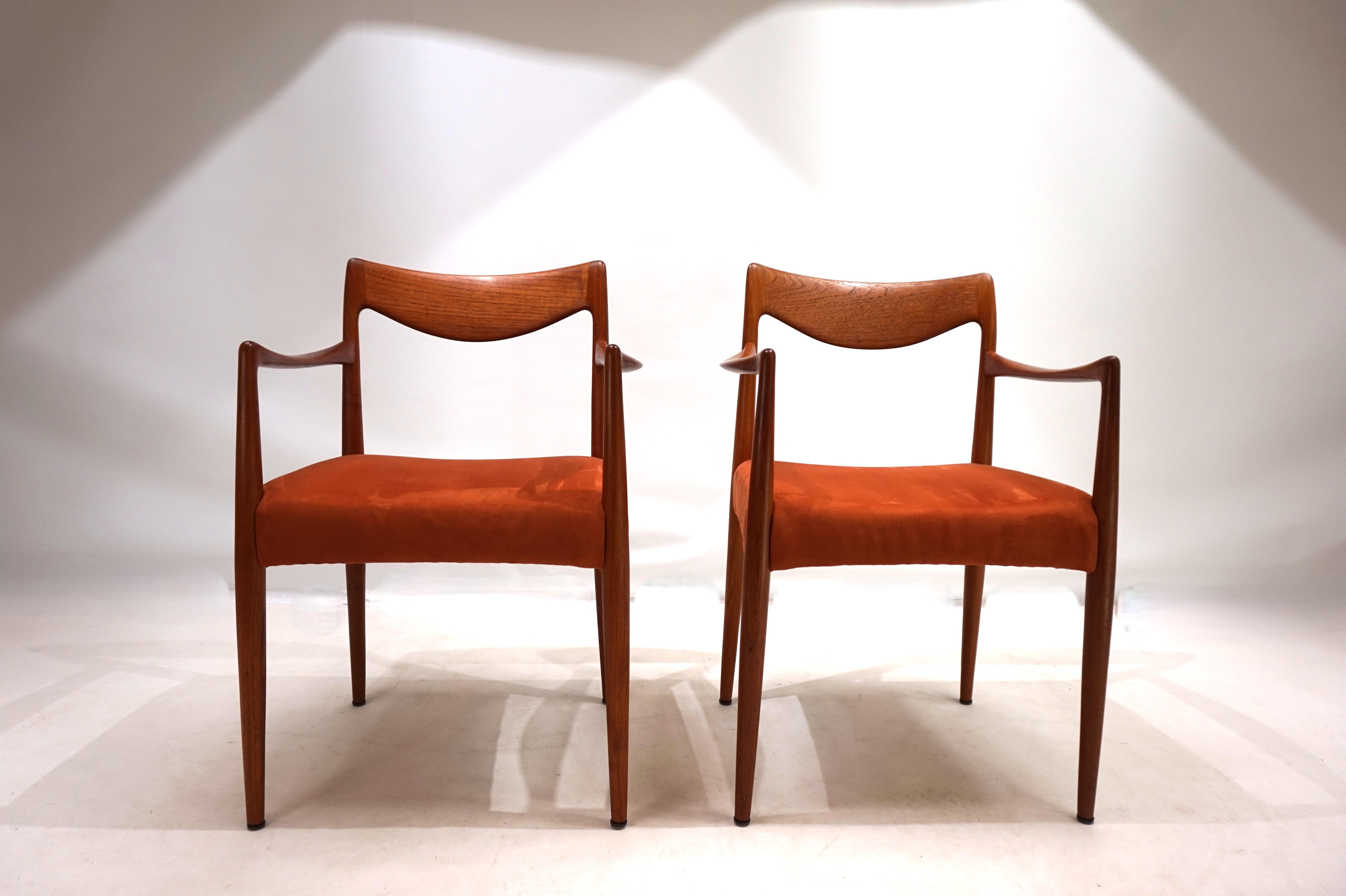 Set di 2 sedie in teak Gustav Bahus Bambi di Rolf Rastad & Adolf Relling, 1960 in vendita 12