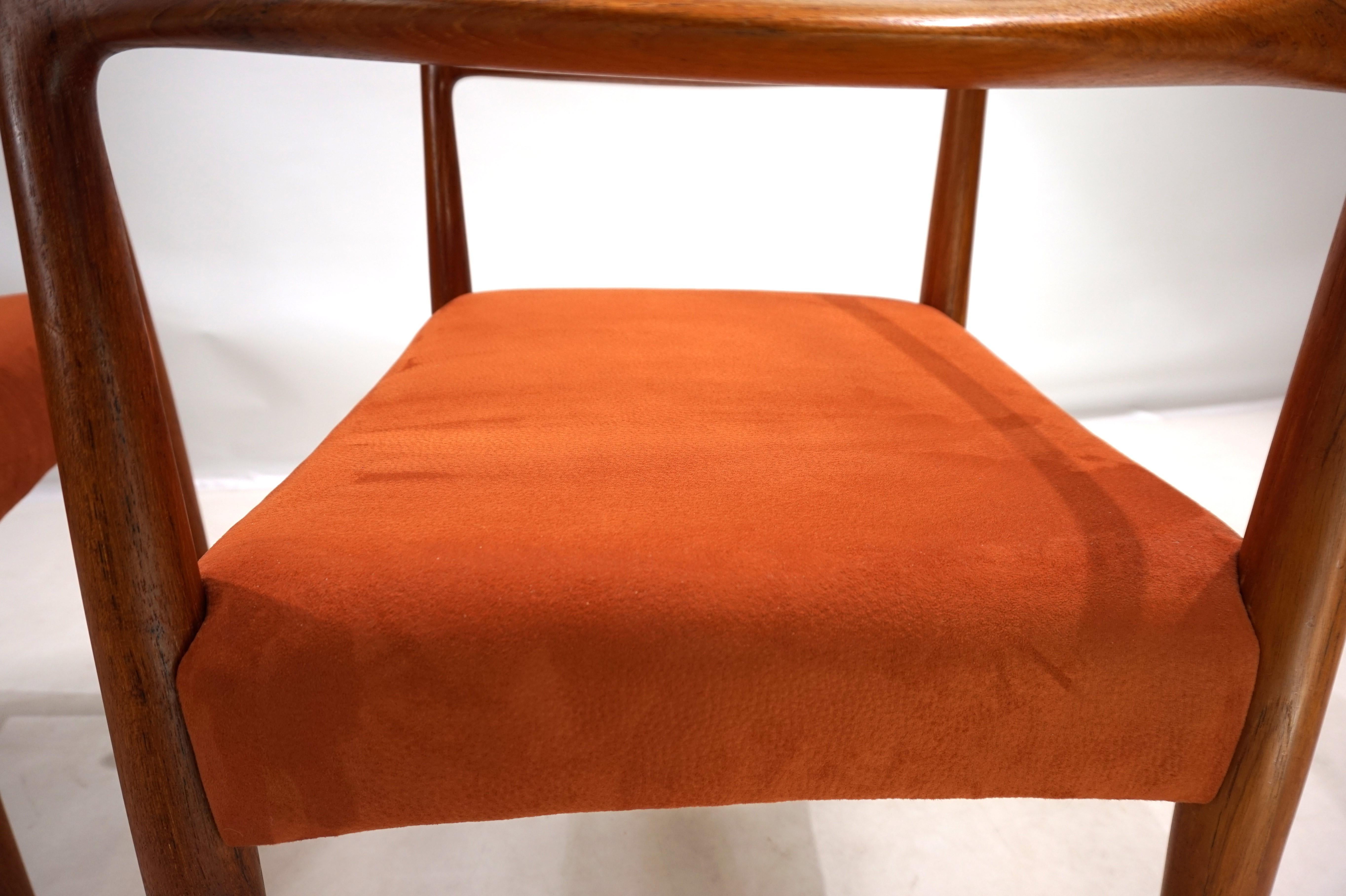 Norvegese Set di 2 sedie in teak Gustav Bahus Bambi di Rolf Rastad & Adolf Relling, 1960 in vendita