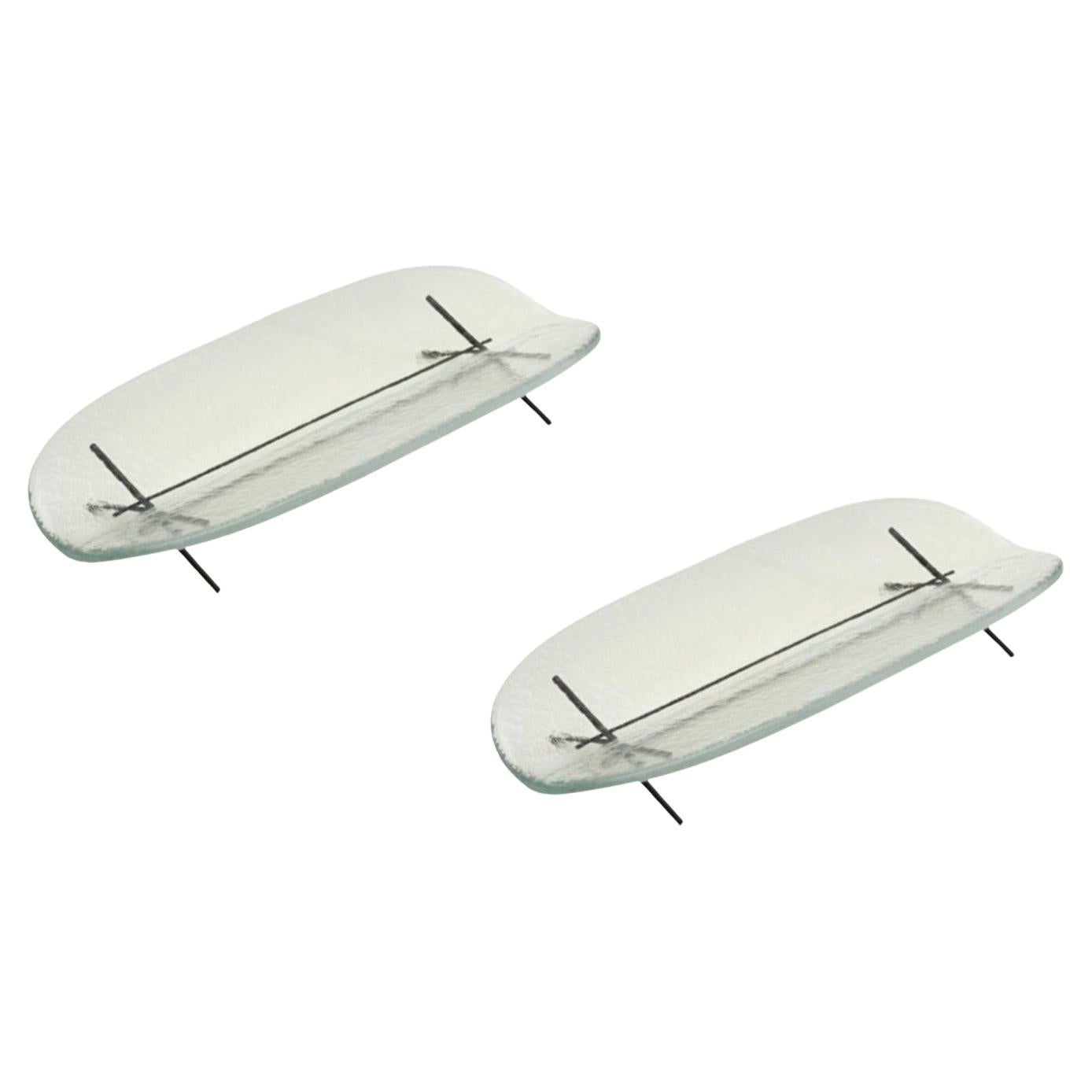 Set of 2 Hakou C Trays by Mason Editions For Sale