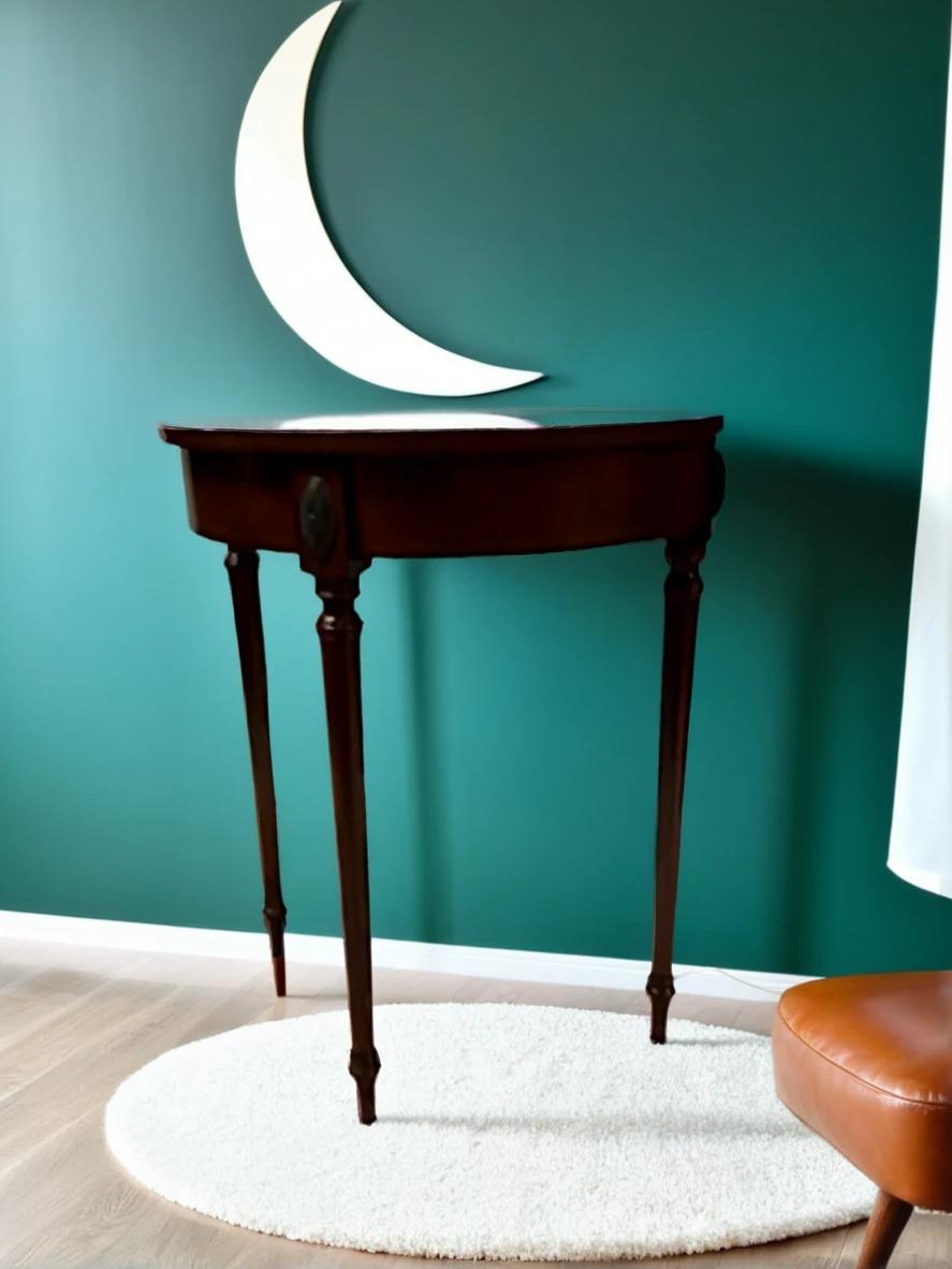 Half moon contemporary console tables
Set of 2
29.5